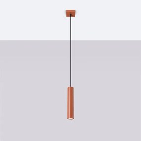 Sollux SL.1489 - Csillár zsinóron LAGOS 1xGU10/10W/230V piros