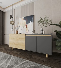 Ravenna Modern 180 - Sapphire Oak, Anthracite