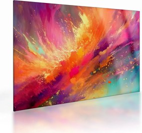 Üveg kép - Dinamikus absztrakció (70x50 cm)
