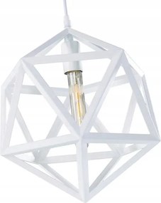 Mennyezeti függőlámpa Ketrec nagy Fehér fém