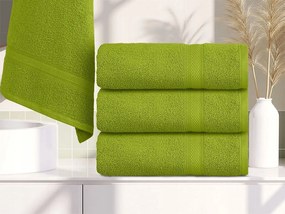 Clarysse Elegance törölköző 60x110 cm zöld, 100% pamut