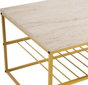 Asude - Gold, Travertine