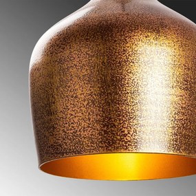 Murek 11555 réz fém függőlámpa, Ø20 cm