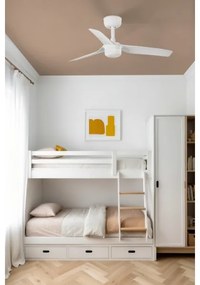 FARO 33820WT-1TW - LED Dimmelhető ventilátor MINI PUNT S LED/10W/230V fehér átm. 90 cm WT + távirányító