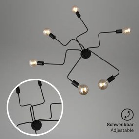 Briloner 2887-065 - Felületre szerelhető csillár FARETTO 6xE27/60W/230V