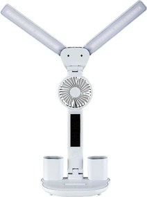 Rabalux 74030 - NOVILO LED dimmelhető asztali lámpa ventilátorral LED/7W/5V