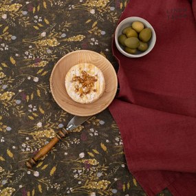 Len asztalterítő 140x140 cm Woodland – Linen Tales