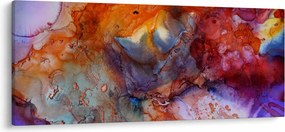 Kép - Absztrakt tinta művészet (120x50 cm)
