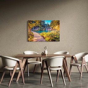 Kép - Plitvicei-tavak, Horvátország (90x60 cm)