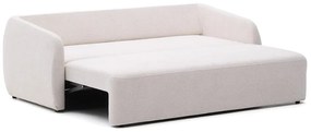 Krémszínű zsenília kinyitható kanapé 225 cm Laira – Kave Home
