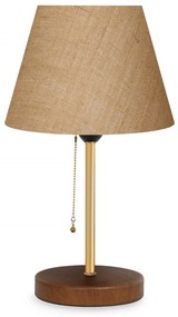Bézs asztali lámpa textil búrával (magasság 14 cm) Mardin – Opviq lights