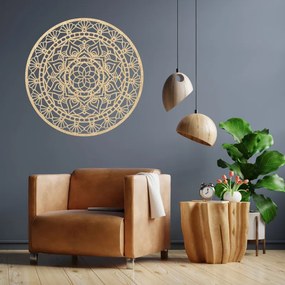 Fából készült mandala a falon | AFRODITA