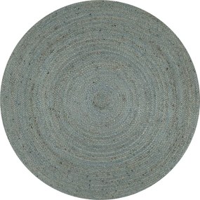 vidaXL olívazöld kézzel font kör alakú jutaszőnyeg 90 cm