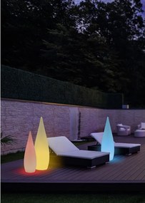 Napelemes LED kültéri lámpa ø 25 cm Palmas – Reality