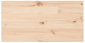 2 db tömör fenyőfa téglalap alakú asztallap 90 x 45 x 2,5 cm