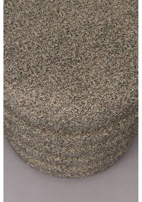 Barna buklé puff Fern – Dutchbone