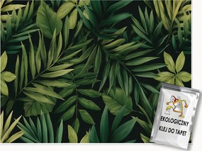 Fotótapéta Dzsungel Levelek Természet Hálószoba Nappali Tapéta Flizelina 300x210