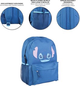 Disney Lilo és Stitch, A csillagkutya Blue iskolatáska, táska 41 cm