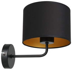 Luminex Fali lámpa FRODI 1xE27/60W/230V fekete LU3178