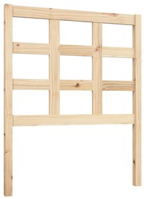 tömör fenyőfa ágyfejtámla 80,5 x 4 x 100 cm