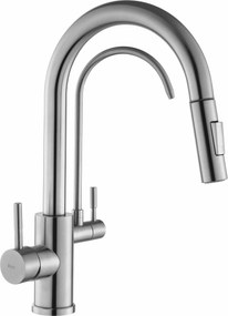 Rea, Konyhai csaptelep Rea Eco Fresh BRUSH NICKEL, REA-B7563