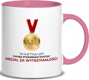 Rózsaszín füles bögre Már Évek Óta? Kapnom Kellene Egy Slágerérmet az évfordulóra