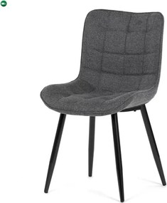 Étkezőszék szürke szövet HC-462 GREY2