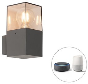 Okos modern kültéri fali lámpa antracit IP44 WiFi-vel P45 - Denmark