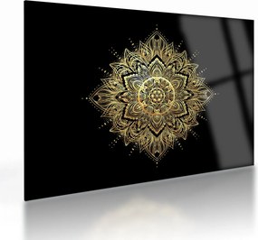 Kép - Mandala gazdagság (üvegen) (70x50 cm)