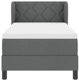 Boxspring Ágy Matrac Vaskék 80x200 cm Szövet