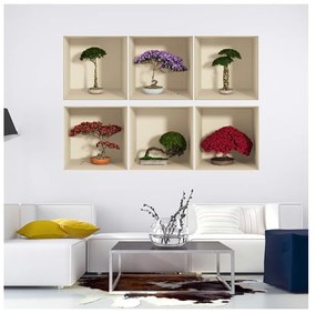 Home 3D hatású öntapadós matrica, 6 db-os - Ambiance