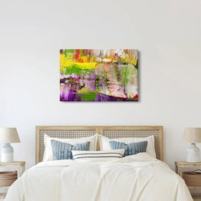 Absztrakció kép - festmény (90x60 cm)