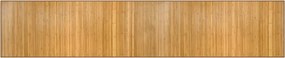 vidaXL négyszögletű természetes bambusz szőnyeg 80 x 400 cm