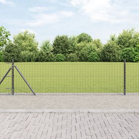 Kerítés Oszlopok 26 db Szürke Beton 3.2 x 3.2 x 50 cm Tartós
