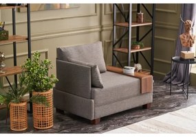 TULA barna, balos sarokfotel