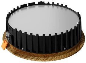 APLED - LED Lámpa RONDO WOODLINE LED/12W/230V 4000K átm. 20 cm kőris tömör fa