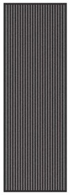 Ajtószőnyeg Fekete és Szürke 60 x 180 cm Polipropilén, PVC