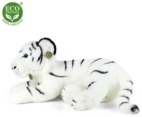 Rappa ECO-FRIENDLY plüss fehér tigris, 60 cm