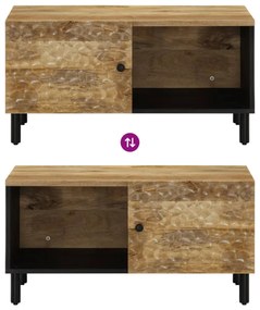 tömör mangófa dohányzóasztal 80 x 50 x 40 cm