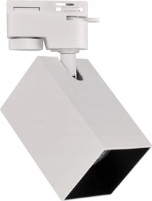 Sínre szerelhető spotlámpa állítható fehér fekete 1 áramkörös GU10 Polux