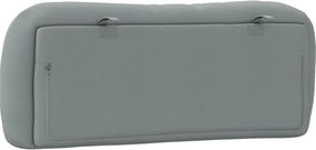 világosszürke szövet fejtámla párna Hvar 100 cm