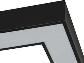 LED mennyezeti lámpatest LED/150W/230V 3000/4000/6500K 120x120 cm fekete