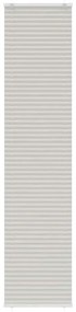 pliszírozott redőny világosszürke 50x200 cm szövetszélesség