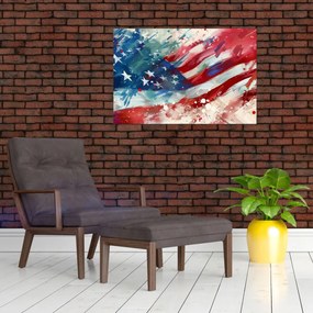 Kép - Az USA zászlaja (90x60 cm)