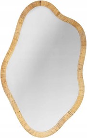 Bloomingville Ashlie Fali Tükör Rattan Keretben 80 cm