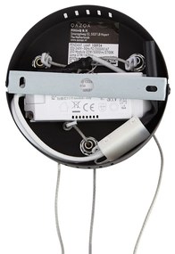 Design függőlámpa fekete kerek 3 lépésben dimmelhető - Krisscross