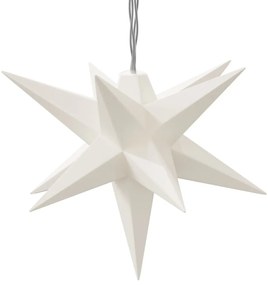 10 db fehér karácsonyi lámpa LED-del 10 cm