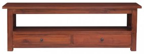 tömör mahagóni TV-szekrény 115 x 30 x 40 cm