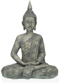 Dekoratív Buddha  szobor Szürke 40 cm
