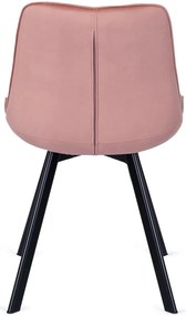 Rózsaszín Bársony Étkezőszék RICK